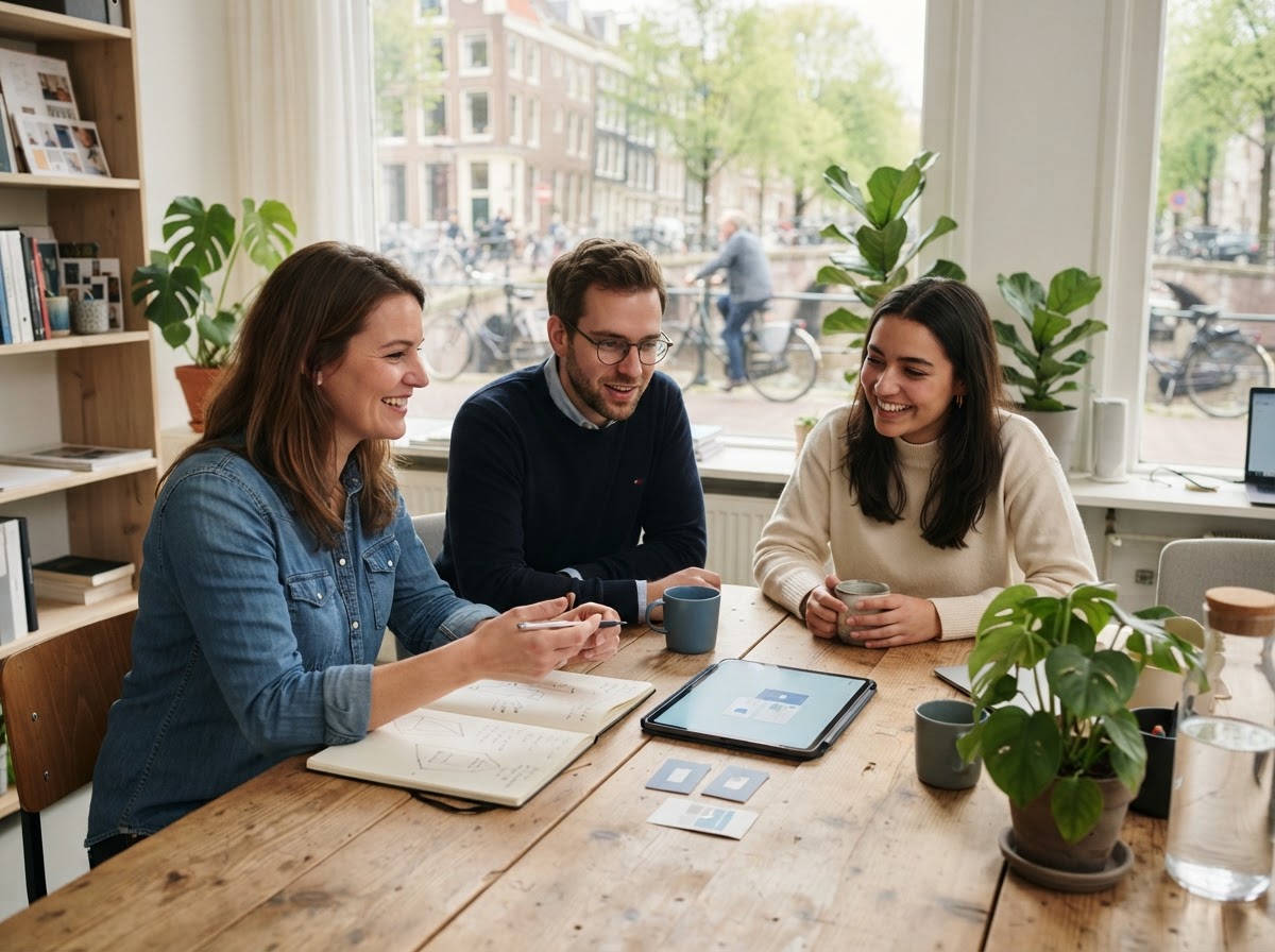 Boekelaatie teamomgeving waar modellen en resultaten worden gecontroleerd